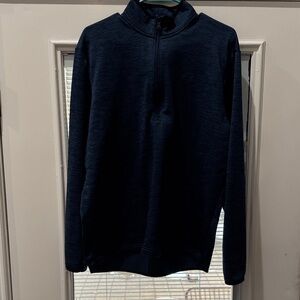 Men's Under Armour Navy Blue Half-Zip Sweater